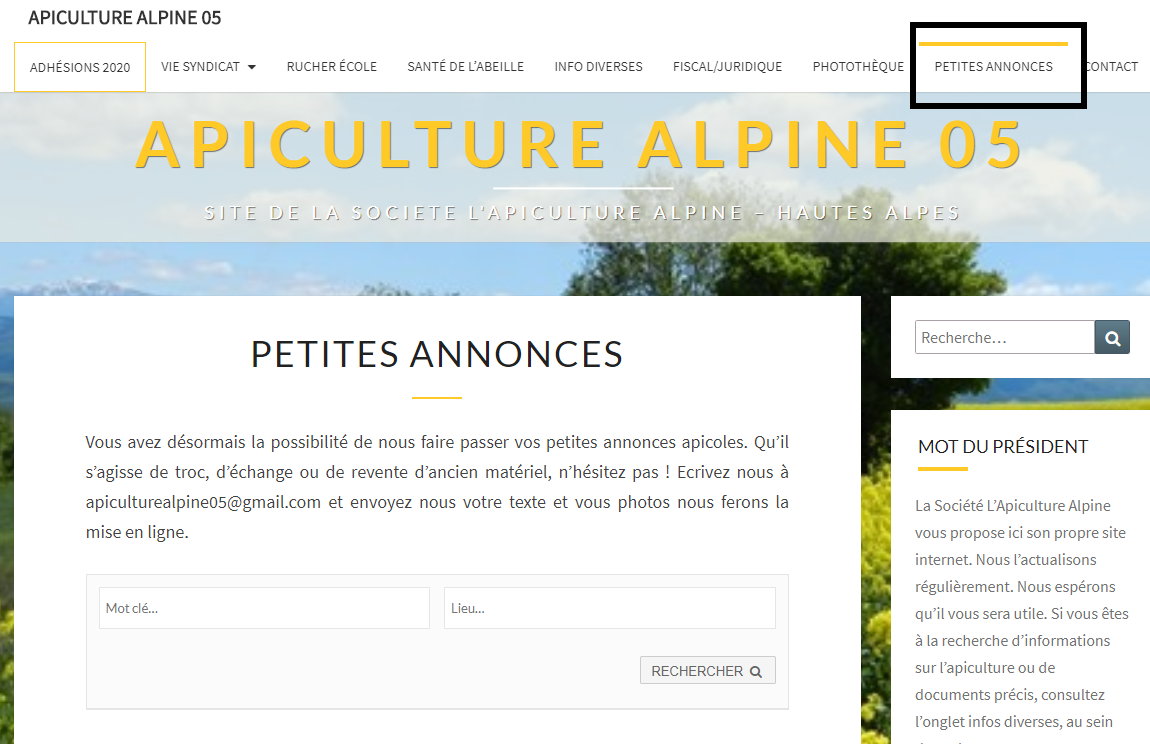 Alp'abeille - Produits et matériel d'apiculture, pour la ruche, la